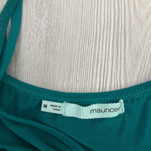Maurice’s green and gold cami tank size medium - Picture 2 of 3